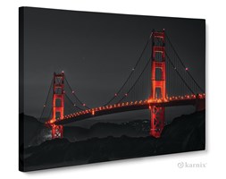 Obrazy na płótnie Canvas Panorama Red Bridge