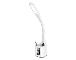 Lampka PLATINET biurkowa LED 7W z pojemnikiem na długopisy