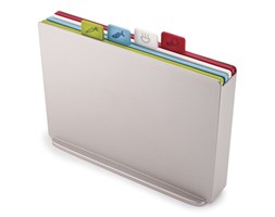 Zestaw 4 desek, srebrny, Index™ Regular - Joseph Joseph - DECOSALON - Zakupy bez ryzyka