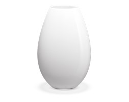 Wazon Cocoon biały, 26 cm - HOLMEGAARD - DECOSALON - Zakupy bez ryzyka