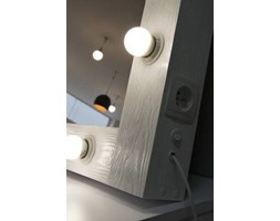 Lustro oświetlone do makijażu led elite 50x60 cm (rof-10)