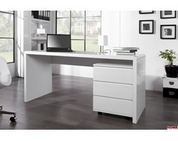 Biurko Shine On White płyta MDF 160cm (Z36025) Interior