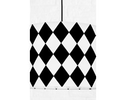 Lampa sufitowa romby czarne
