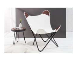 INVICTA INTERIOR FOTEL BUTTERFLY len biały