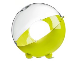 Lampa podłogowa ORION - kolor oliwkowy z transparentną pokrywą, KOZIOL