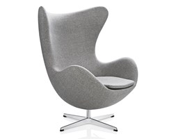 Fotel JAJO jasno szary melanż - inspirowany proj. Egg Chair