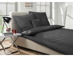 Pościel perkalowa Elegante Solo Graphite 100% bawełna