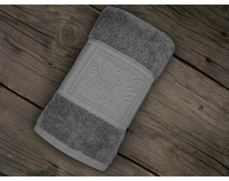 Ręcznik bawełniany Greno Ecco Bamboo Popielaty
