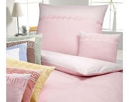 Pościel satynowa Elegante El Greco pink 100% bawełna