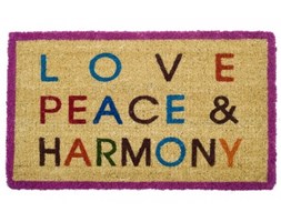 Wycieraczka Gift Love, Peace & Harmony