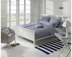 Pościel perkalowa Elegante Lido Navy Blue 100% bawełna