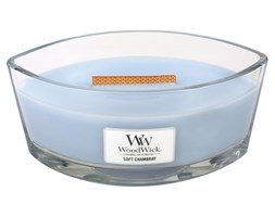 Świeca zapachowa WoodWick Hearthwick Soft Chambray