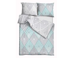 Pościel bawełniana Vital Diamond Light Blue & Grey Dual