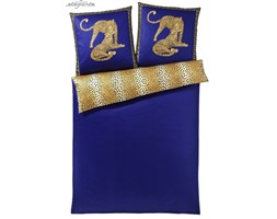 Pościel satynowa Elegante Gepard Pair Blue