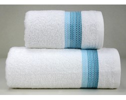 Ręcznik bawełniany Greno Ombre Biały Aqua