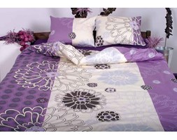 Pościel satynowa Gabrielle Purple 100% bawełny