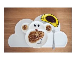 Zestaw porcelanowy- Uśmiechnięta Małpka