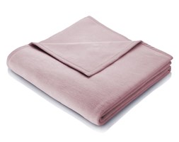 Koc Biederlack - Cotton Home - uni altrosa - brudny róż
