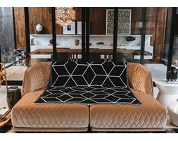 Pled Karsten Design - Othello - 135x170 czarno-biały