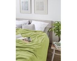 Koc Biederlack - Soft & Cover - zielony z mikrofibry