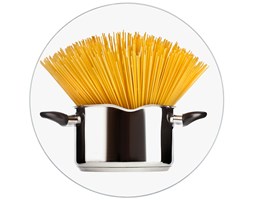 Podstawka pod garnek SPAGHETTI, szklana deska, Ø 20 cm, WENKO