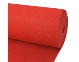 vidaXL Wykładzina targowa 2x12 m, czerwona