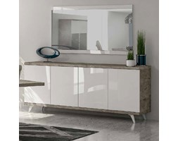 KOMODA 4-DRZWIOWA TREVISO GREY W KOLORZE SZAREGO CEMENTU