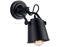 KINKIET METALOWY CZARNY "TREPTOW " 1X 40 W