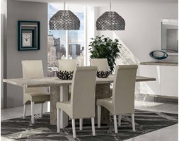 STÓŁ ROZKŁADANY 180/104cm TREVISO GREY W KOLORZE SZAREGO CEMENTU