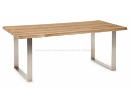 STÓŁ JADALNIANY NOGI METALOWE BLAT DĘBOWY " TEO " 300x95