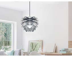 Lampa sufitowa z oprawą - srebrna - ANDELLE