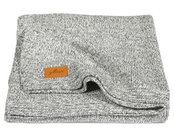 Jollein 410197 Kocyk dzianinowy 75x100 cm Stonewashed Szary 516-511-65061