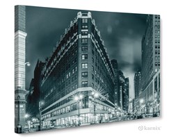 Obrazy na płótnie Canvas Panorama New York Monochrom