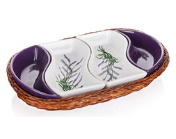 Banquet taca z miskami LAVENDER, 4 części, BEZPŁATNY ODBIÓR: WARSZAWA, WROCŁAW, KATOWICE, KRAKÓW!