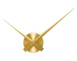 Zegar ścienny Little Big Time Mini gold, 44 cm, złoty - KARLSSON - DECOSALON - Zakupy bez ryzyka