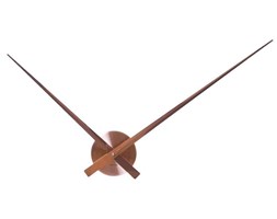 Zegar ścienny Little Big Time alu copper, 90 cm, miedziany - KARLSSON - DECOSALON - Zakupy bez ryzyka