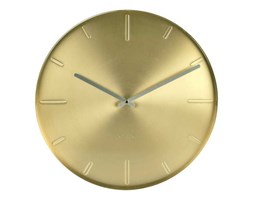 Zegar ścienny Belt Brass Plated, 40 cm, złoty - KARLSSON - DECOSALON - Zakupy bez ryzyka