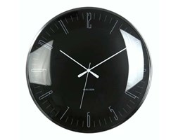 Zegar ścienny Dragonfly Black, 40 cm, czarny - KARLSSON - DECOSALON - Zakupy bez ryzyka