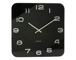 Zegar ścienny Vintage Black, 35 cm, czarny - KARLSSON - DECOSALON - Zakupy bez ryzyka