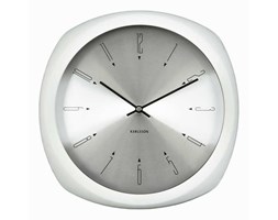 Zegar ścienny Aesthetic White, 30,5 cm, biały - KARLSSON - DECOSALON - Zakupy bez ryzyka