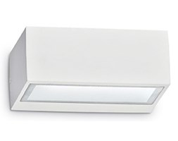 IDEAL LUX Kinkiet zewnętrzny TWIN AP1 IP44 3 kolory dodatkowe rabaty w sklepie