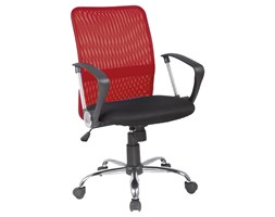 Fotel obrotowy Q-078 czarno-czerwony