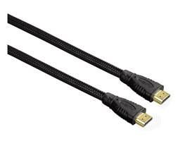 HAMA Kabel HDMI - HDMI Nylon 1.75 m Czarny