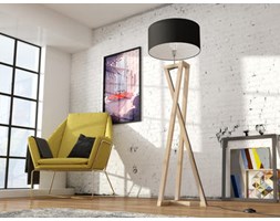 Lampa podłogowa z drewna, lampy stojące w stylu skandynawskim LW23-01-19