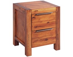 vidaXL Szafka nocna z drewna akacjowego 45x42x58 cm brąz