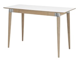 Biurko ACKY 50x120 cm, naturalny, biały, dąb, MDF, 91772-2