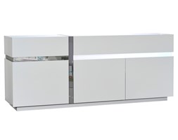 Komoda Cross, biała/chrom, 200 cm - SCIAE 15SL3031