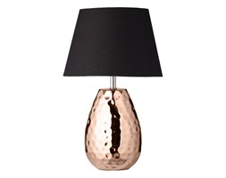 LAMPA STOŁOWA MATHILDE MIEDŹ 20CM Z ABAŻUREM