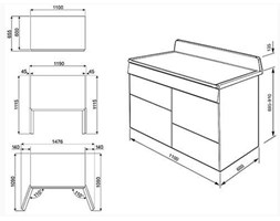 Kuchnia wolnostojąca Smeg z płyta indukcyjną 110 cm, kolekcja Victoria TR4110IPG