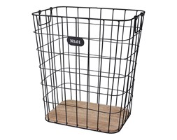 Kosz Square z drewnianą podstawą 51 cm